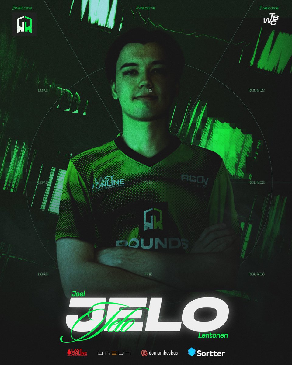 RoundsGG's tweet image. THERE&apos;S ALWAYS ROOM FOR JELO ‼️

We are pleased to announce that ex-JANO star @jelohcs will be joining the green and black to complete our roster once more.

The new look ROUNDS will be seen in action as early as this weekend, competing in the @ElisaEsportsFI Open Suomi 11…