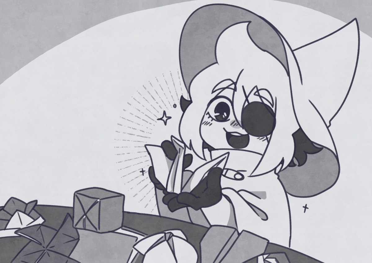 おシフ、折り鶴以外にも折り紙作れるのかな……っていう落書き