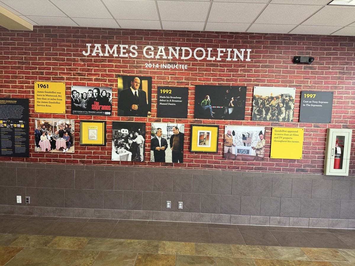 at the james gandolfini rest stop, what an absolute legend