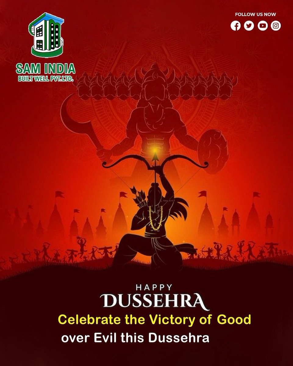 samindia_'s tweet photo. Good over Evil. Always. 

#dussehra #indianfestivals #samindia #sibpl #construction #engineering #infrastructure https://t.co/UStxWjceDT