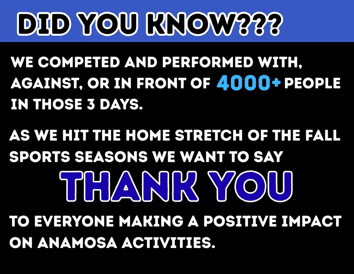 TrueBlueRaiders's tweet photo. October is National HS Activities month sponsored by the @NFHS. We thought it would be a good time to crunch some numbers on  our past week of Activities here in BLUE Raider Country...  @IGHSAU @IHSAA https://t.co/TRjnvVVLYO