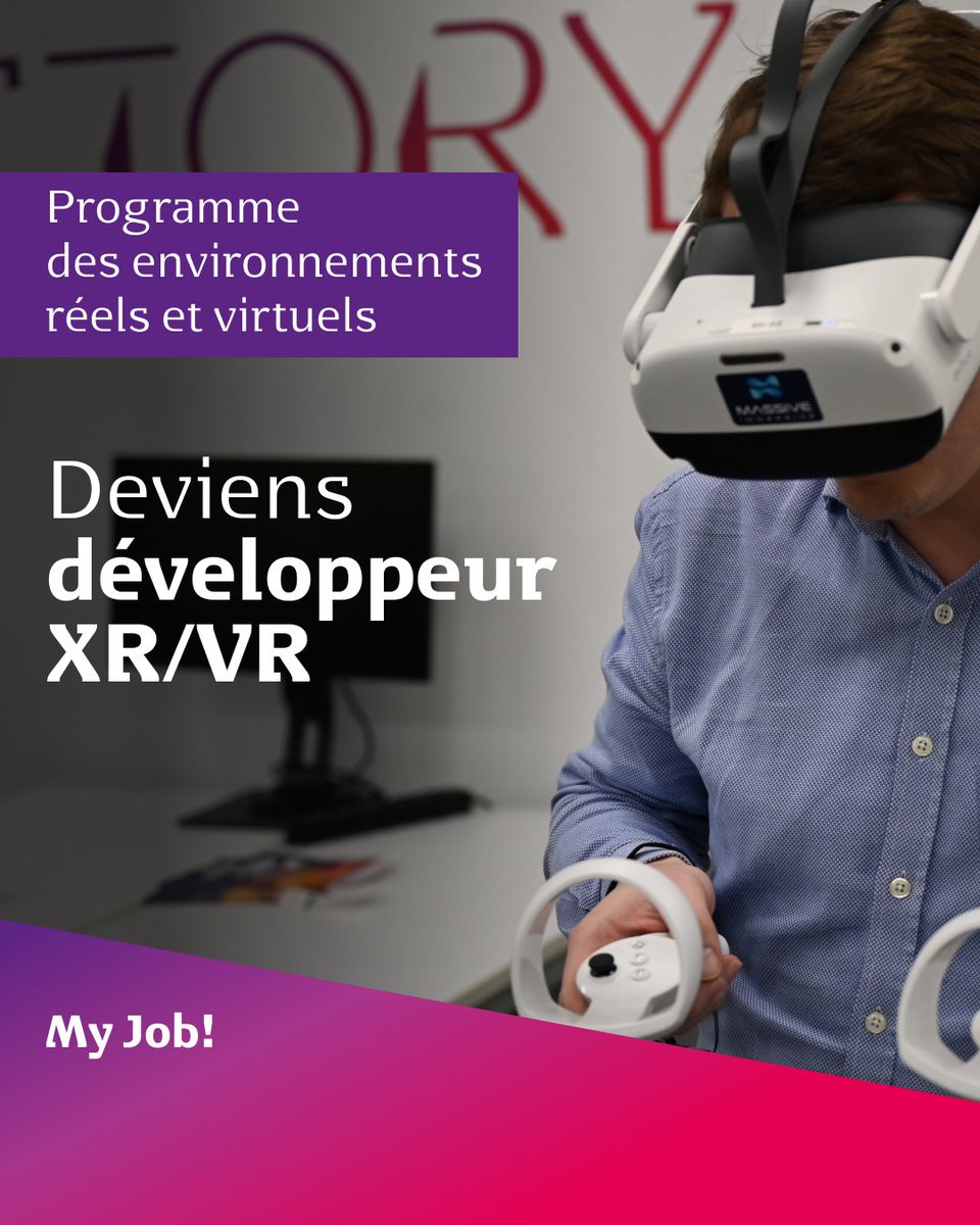 CodingEsieeIT's tweet image. [Dernières places disponibles pour la rentrée] 
Devenir développeur XR/VR t’intéresse ?

Pour en savoir plus, consulte notre article : esiee-it.fr/fr/devenez-dev…

#informatique #code #développeur #vr #xr
