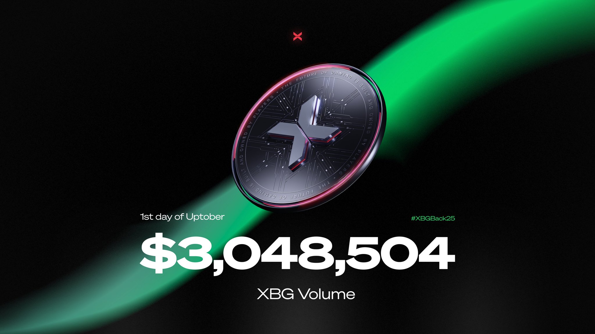 XBorg: $3M XBG Volume in Uptober