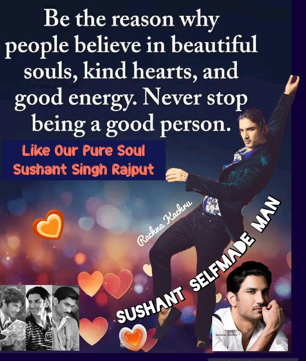 🔭EVENING TAGLINE🪐

#SushantSinghRajput𓃵
Discipline,Hardwork &amp; before everything,Commitment that moved into Action for His Daily Workouts

Our Fearless Sushant A Noble Soul~FIERCE AND POWERFUL🔱🔥
A Self-made Super Star
Given Inspiration &amp; Hope To Millions

Sushant SelfMade Man