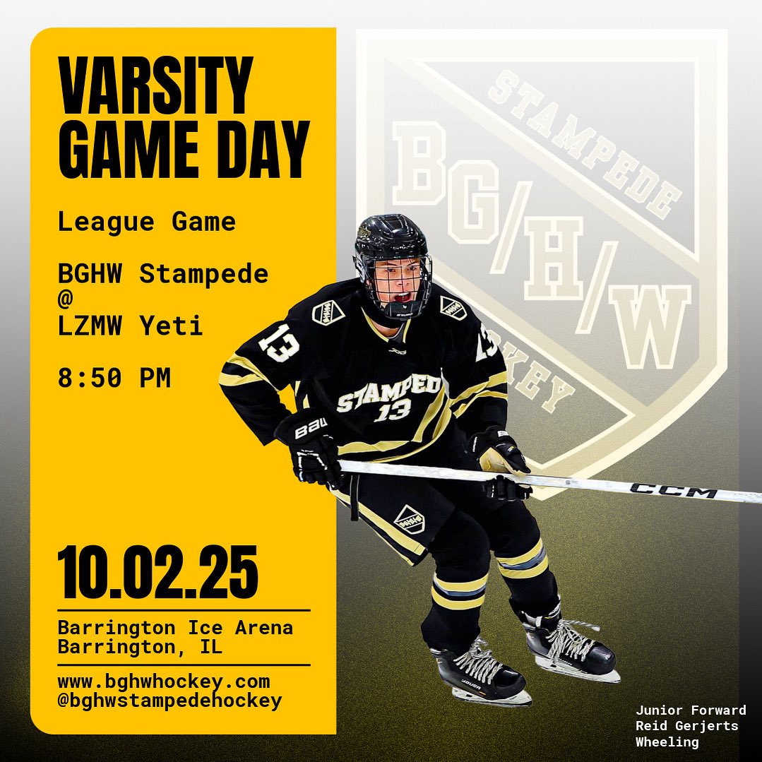 Varsity game day. Let’s go.