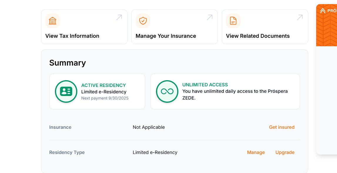 Anshuman___99's tweet image. Just unlocked my 🌐 Limited e-Residency with @ProsperaGlobal  🚀

✅ Active Residency
✅ Unlimited Access
✅ Digital-first governance
The future of global residency is here — borderless, efficient, and powered by innovation. ✨
#Prospera #eResidency #DigitalNation
@GalacticaNet