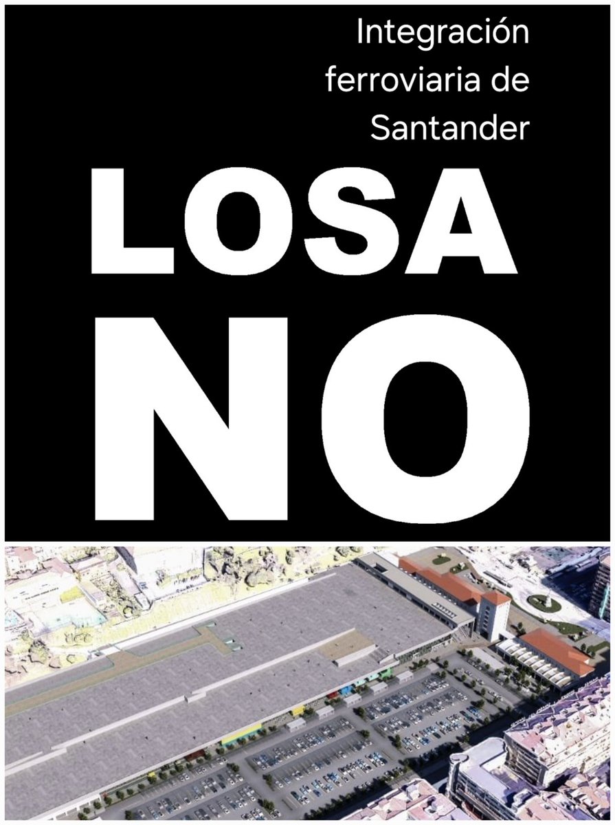 D_Higuera_Ing's tweet photo. El proyecto de integración ferroviaria de Santander en Castilla-Hermida es un sarcófago de 50.000m2 como el de Chernóbil con un aparcamiento en superficie, todo ello en un barrio sin zonas verdes, con tráfico, contaminación y ruido.
Gracias...
@oscar_puente_
@gemaigual https://t.co/eP4uWDrAfO