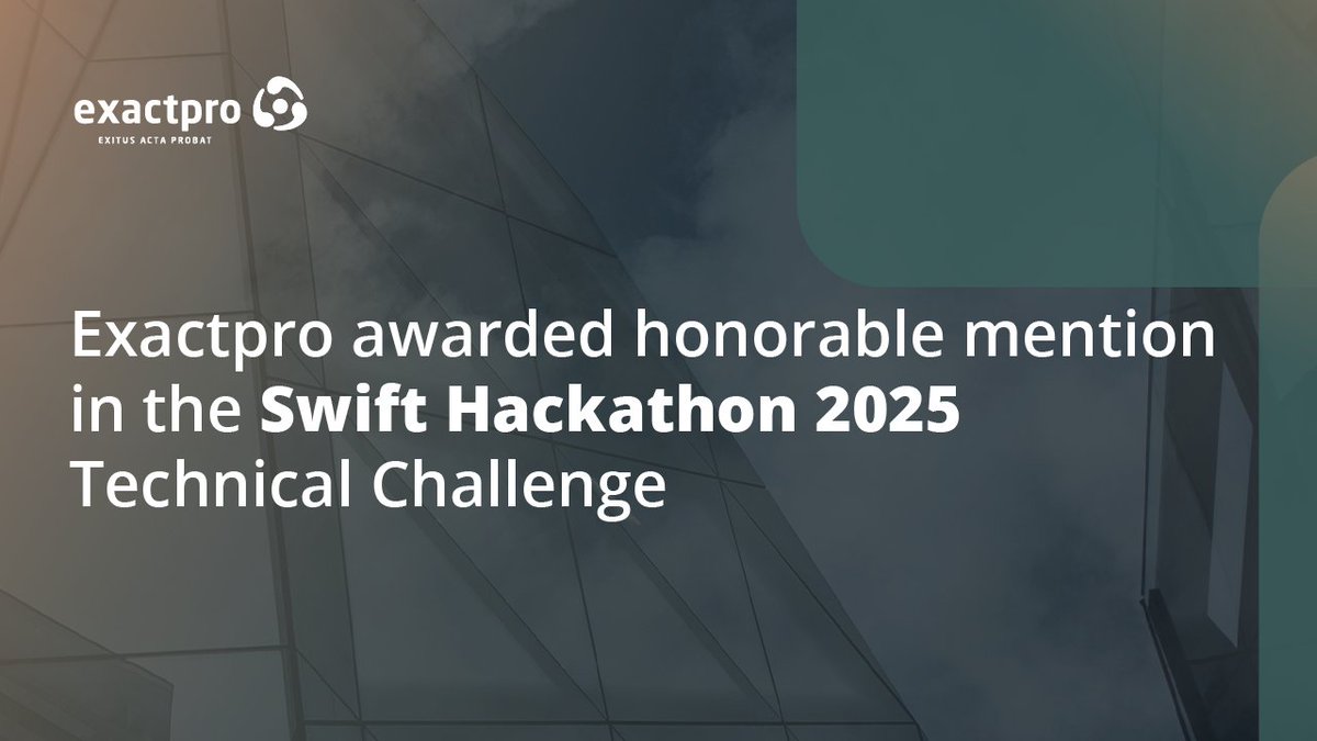 Exactpro tweet media