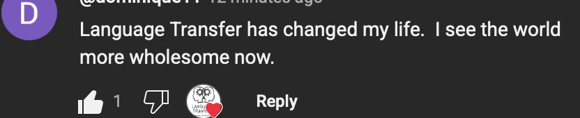 Language Transfer & The Thinking Method tweet media