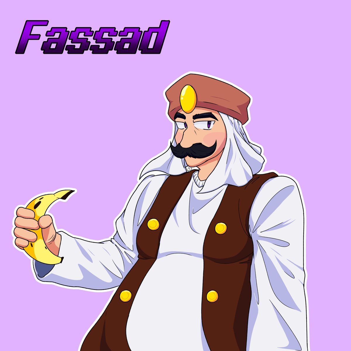 merluch_dabird's tweet photo. I am Touhou Yukaro and i drew my beloved husband Fassad because i love him very much :)

#fassad #mother3 #fassadmother3 #mother3fassad #fanart #myart https://t.co/JGUfD5OXrC