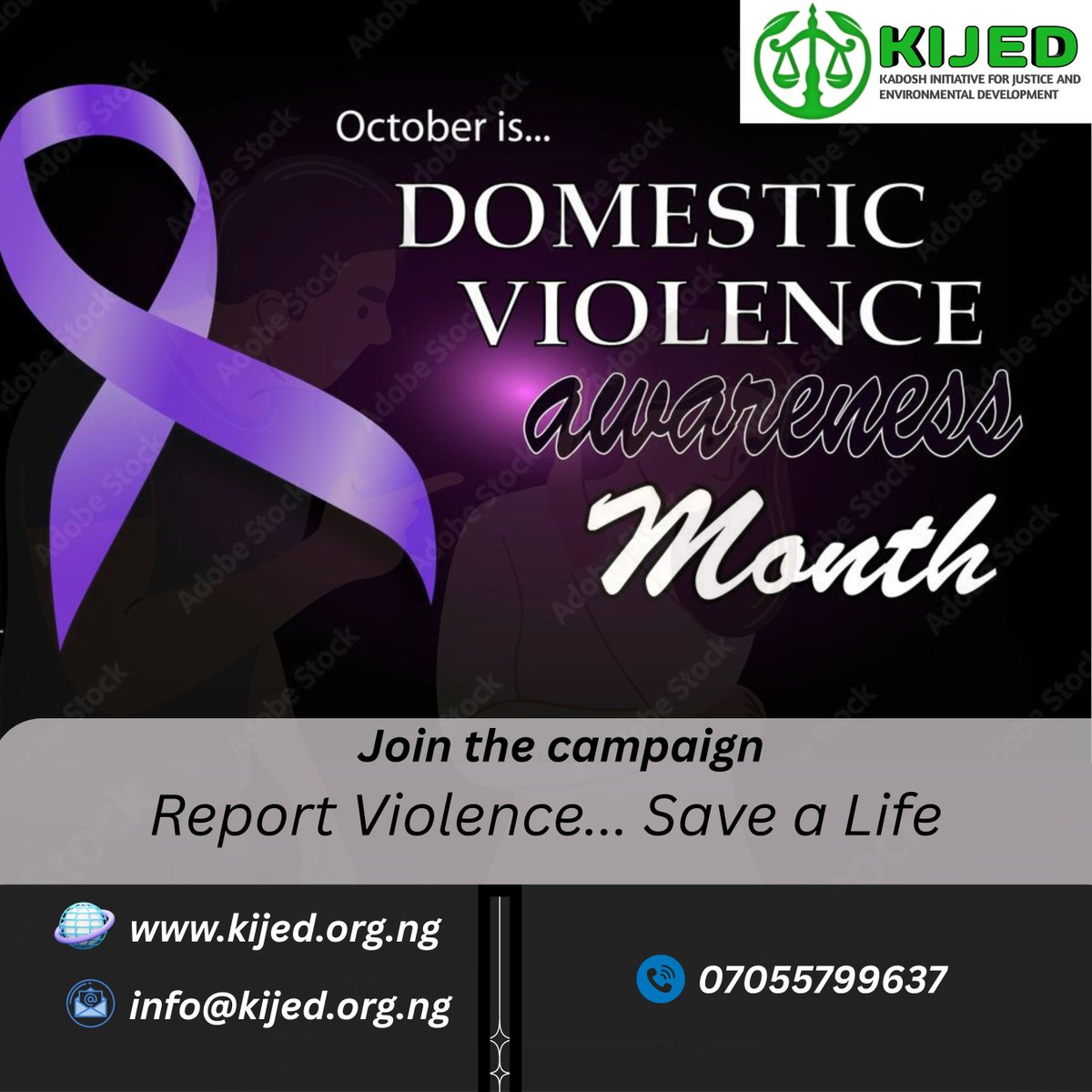 officialkijed's tweet photo. October is Domestic Violence Awareness Month. For the next 30 days, Kadosh Initiative unites justice &amp; environmental care because a safe planet starts with safe homes. #DVAM2025 starts now.”

Drop a 🟣 or a 👍 in the comment if you stand with survivors. https://t.co/ZDJT5qinG8