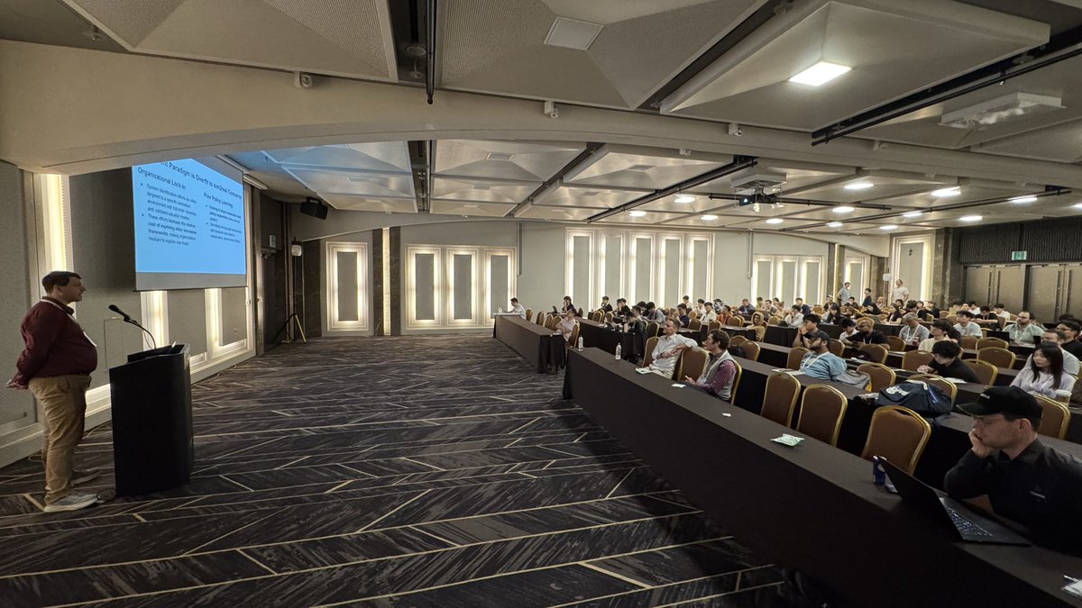 breadli428's tweet image. 🔥 Our Sim2Real Workshop @HumanoidsConf concluded a great success with around 200 attendees!

🔈 We had great talks from a staring line of speakers from academia and industry. Thanks to everyone who supported us!

@pulkitology @leidenschaft1 @SvenBehnke @JonahSiekmann