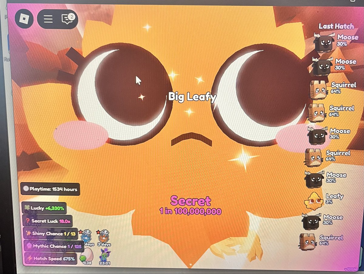 pixiedust10922's tweet photo. Yey another one #BubbleGumSImulatorInfinity https://t.co/73Gu2MMZL0