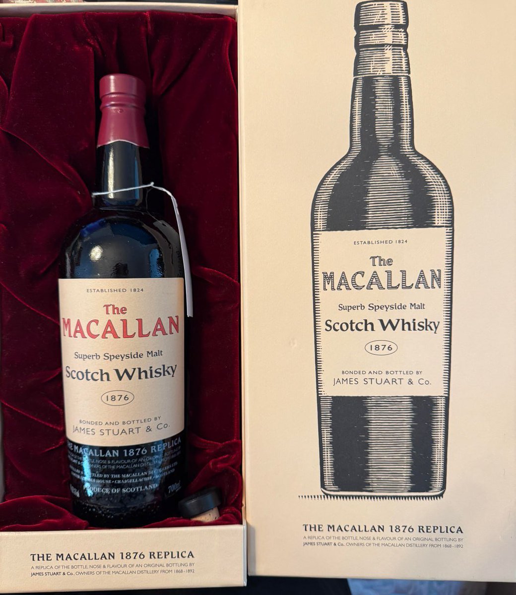 MuseInBloom86's tweet photo. The Macallan 1876 Replica in my whisky collection https://t.co/qcdBMgqKfp