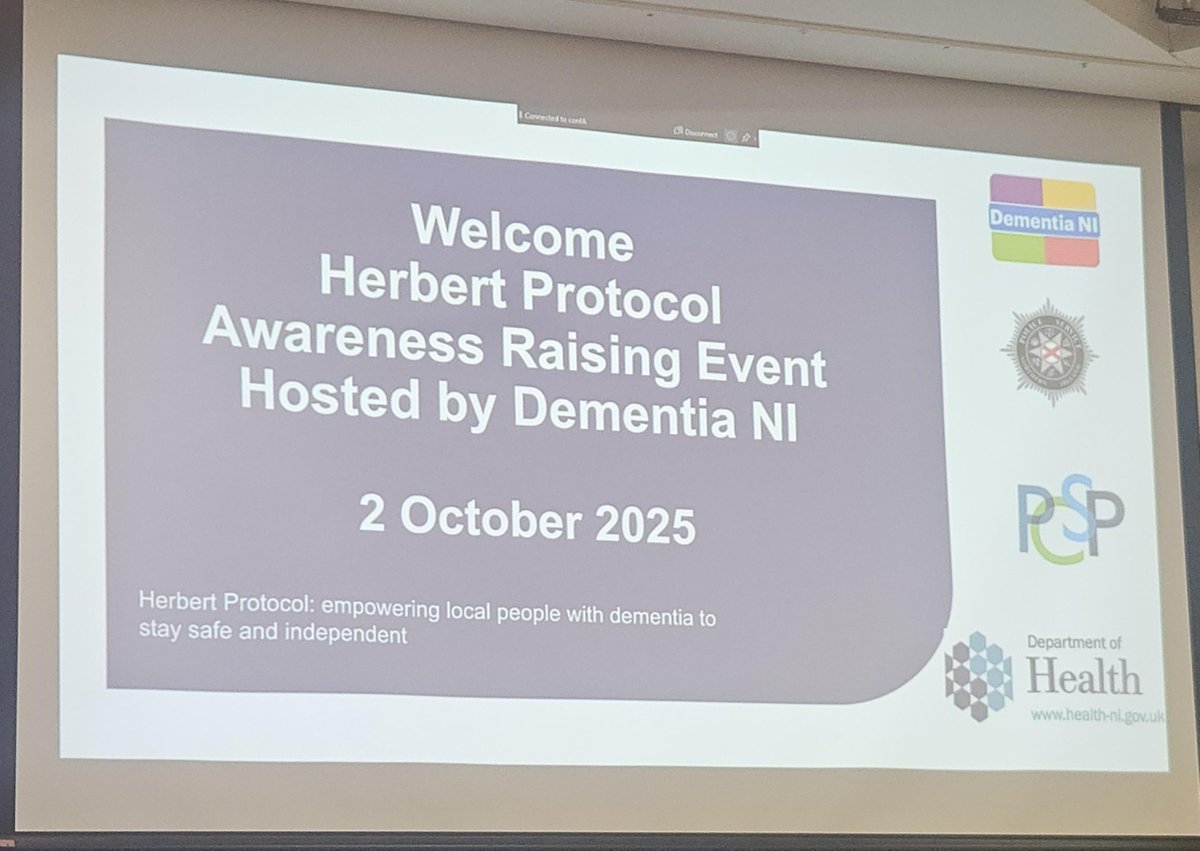 AlzSocCampaigns's tweet image. @AlzSocCampaigns was pleased to join @dementia_NI and @PoliceServiceNI for the launch of the #HerbertProtocol in Northern Ireland — a crucial initiative helping emergency services act swiftly with vital information to bring vulnerable people home safely.
psni.police.uk/safety-and-sup…