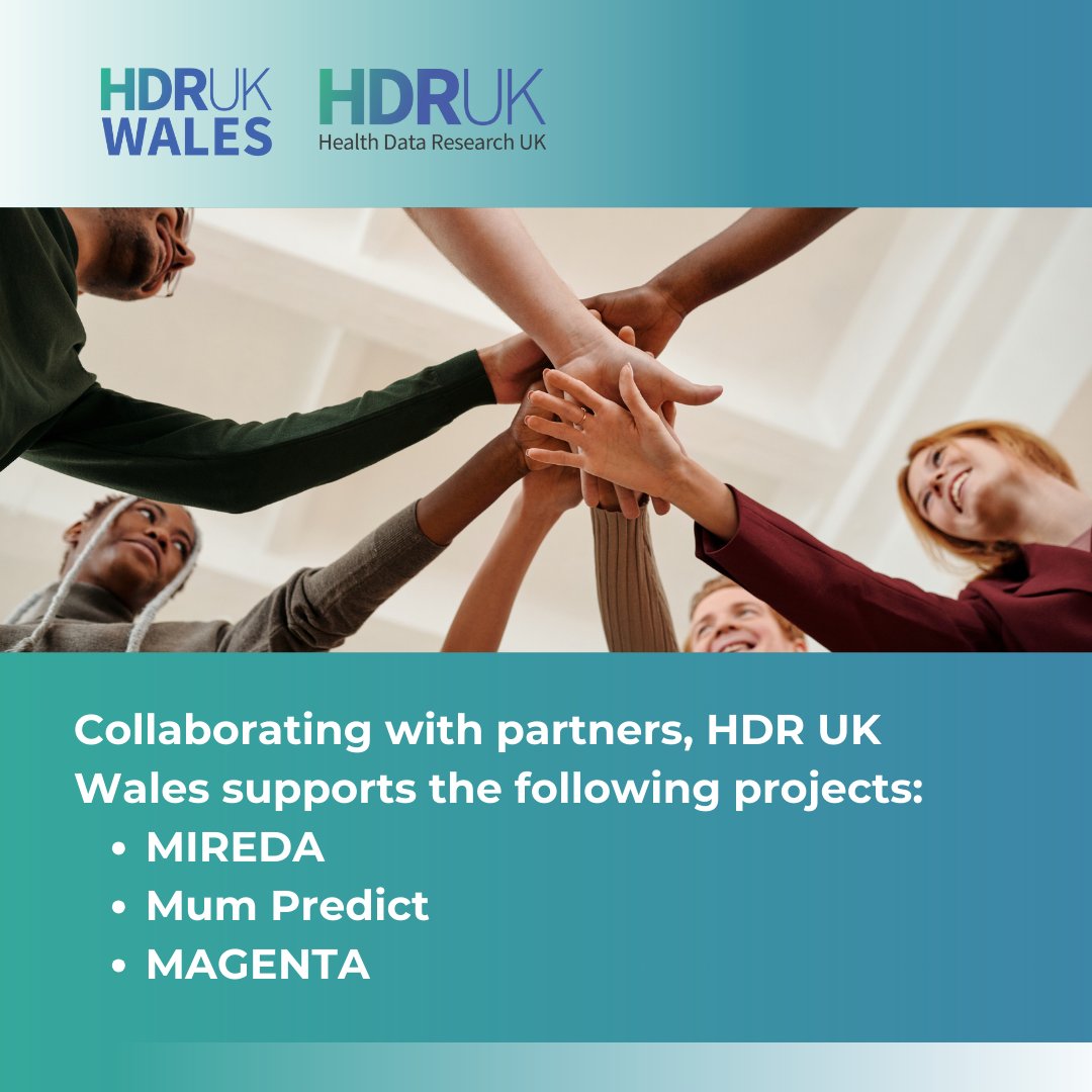 hdrukwales's tweet image. Collaborating with research partners @hdrukwales supports the following projects to enhance health outcomes for mothers &amp;amp; their children👶👇

MIREDA
#MuMPreDICT
MAGENTA

Read more about what we do 👉hdrwales.org.uk/projects/regio…
@unibirmingham @KingsCollegeLon @UniofNottingham