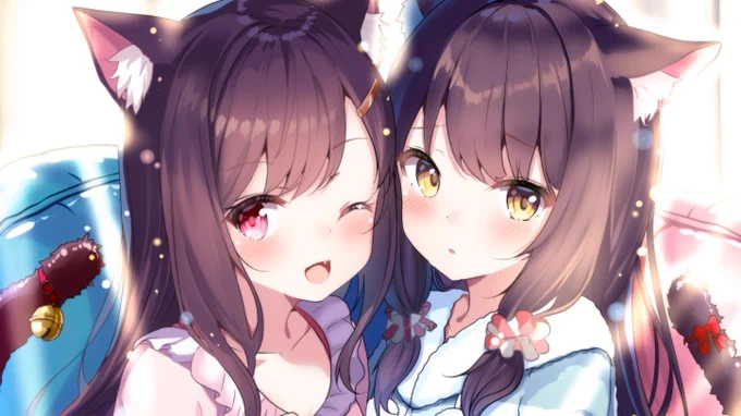 ちょっぴり伝令です pixivisionさん特集「ゆったり至福タイム 部屋着を描いたイラスト特集」に、過去絵のケモ耳ちゃん達が掲載されました 素敵な機会をありがとうございます 過去絵ですが、振り返りと一緒にぜひご覧ください #pixivision #イラスト掲載