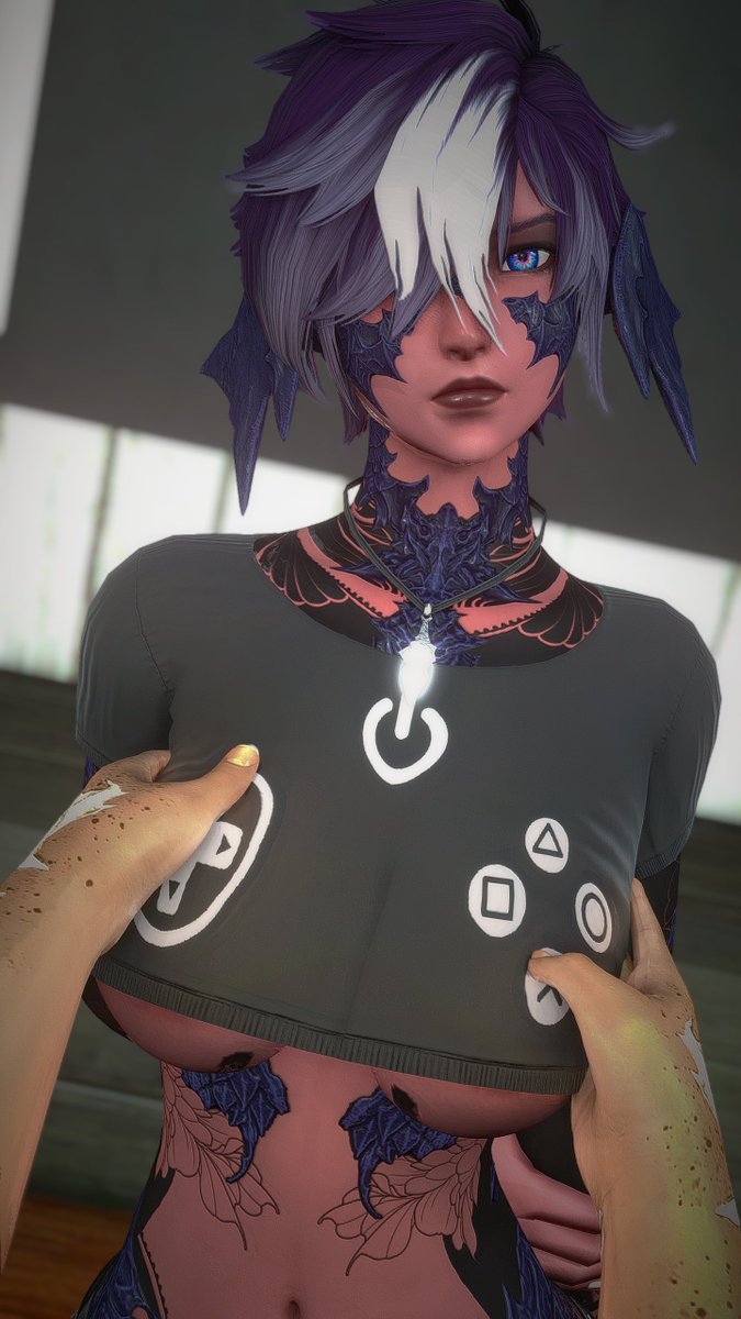 When I invited you over to play games this isn't exactly what I meant...

#ffxivlewd #femra