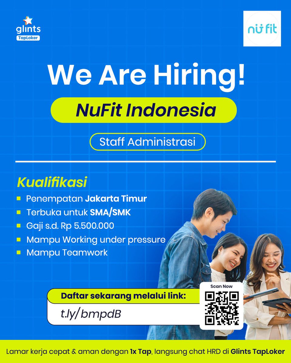 nrhthan's tweet photo. @worksfess GAJI 5jt
Minimal SMK/A gas langsung di apply penempatan daerah Jakarta https://t.co/DVh4Kiizxq

Loker update lainnya cek di https://t.co/vTK14A4d34 https://t.co/IYmq25uCRf