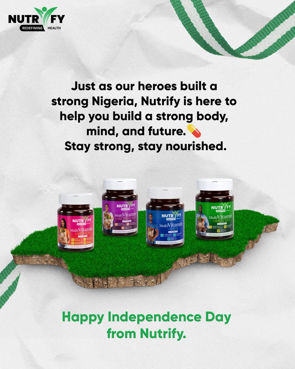 We have our winners! 🇳🇬 
Big congratulations to: 
🏆 IG: @ mz__dosunmu 
🏆 X: <a href="/emmy_papy/">Chuks</a>  
🏆 FB: Precious Oluwaseyifunmi Akanbi

Send us a DM to claim your prizes! 
Thank you to everyone who participated.

Cheers to a better Nigeria 🇳🇬 💚

#nutrifynigeria #wellnessallround