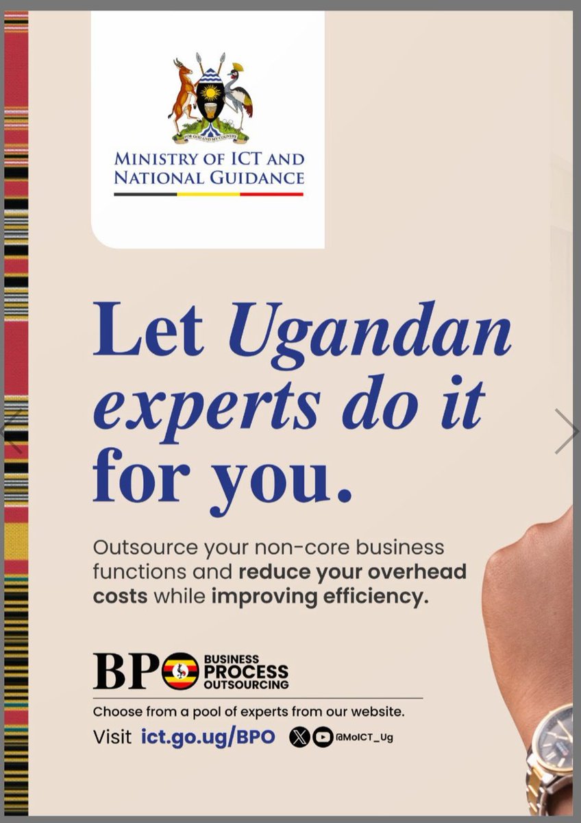 shirley_glirdys's tweet photo. In an interview with the World Business Journal @wbjintel, I discussed Uganda's efforts to establish itself as a premier location for business process outsourcing (BPO) and innovation in Africa. I highlighted Uganda's potential to fuel global breakthroughs by attracting untapped dreams and unleashing its highly skilled English-speaking workforce. Underpinned by targeted government policies, incentives for investors, and strategic initiatives, Uganda is poised to create significant job opportunities, expected to reach 150,000 by 2030.

In today's increasingly competitive global market, forward-thinking organizations must act decisively to secure a foothold in this rapidly growing BPO hub. Early adopters will enjoy significant advantages, including lower costs, greater operational flexibility, and exclusive access to the best talent—opportunities that will be increasingly difficult to secure as this market matures.

The future of BPO is here, and it's now. What are the biggest challenges you see ahead for this industry, and what innovative solutions do you have? Most importantly, what's your next great initiative for this growing field? Let's work together to shape the future of BPO!

Explore the full interview in the @wbjintel Uganda 2025 edition: https://t.co/FTeZGMi0P0

#BPOUg #AfricasInnovationPowerhouse #LetUgandanExpertsDoIt