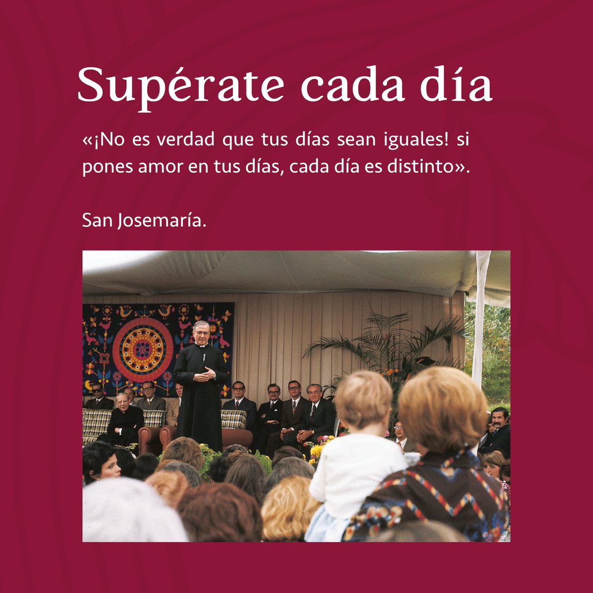 UPMexico's tweet photo. Hoy, 2 de octubre, recordamos un legado que nos inspira a diario: la fundación del Opus Dei y la vida de San Josemaría Escrivá.

En esta Founder’s Week, queremos compartir contigo sus 5 lecciones para una vida plena. https://t.co/DSa9VwKwmY