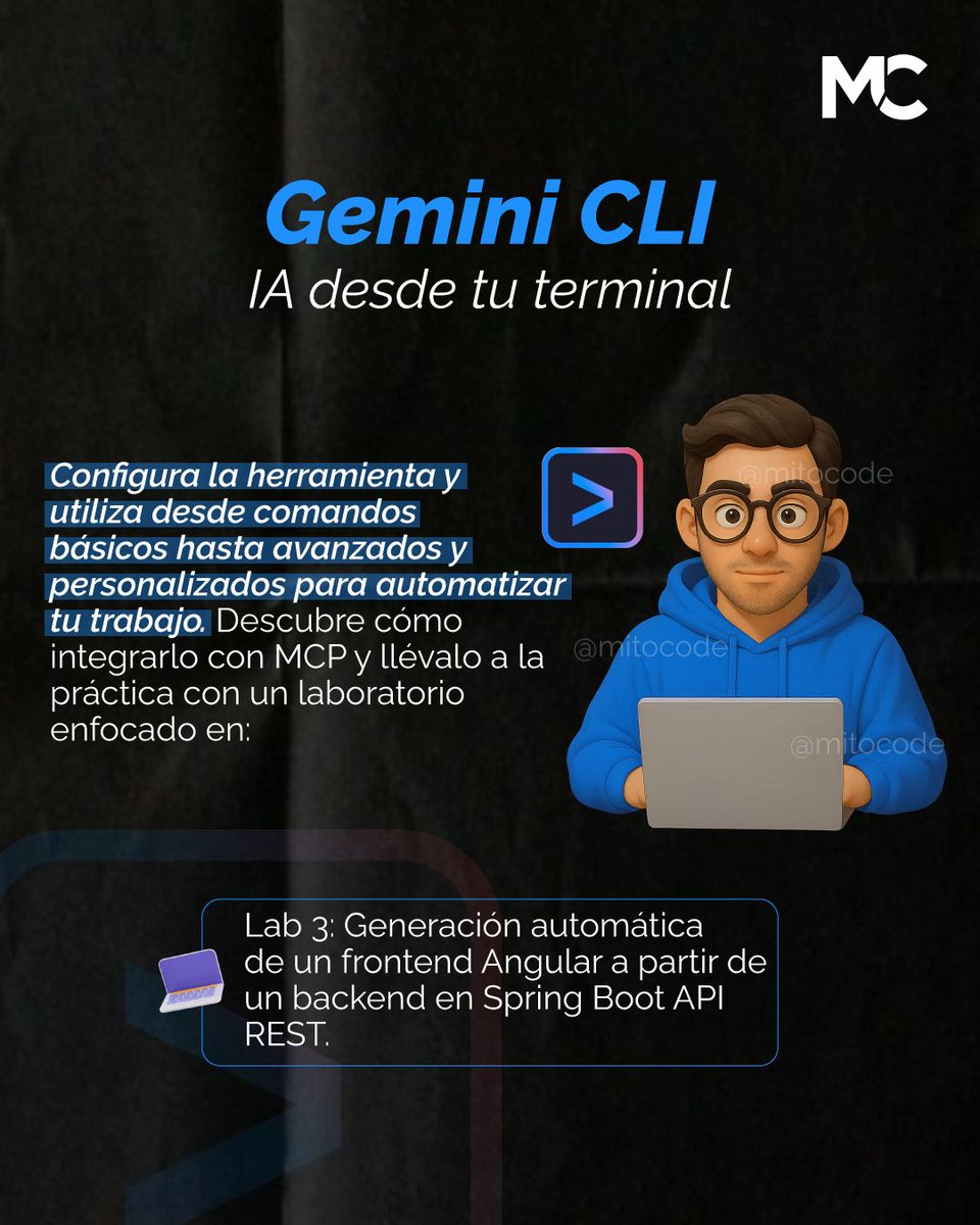 mitocode's tweet image. ¡Hey Coder! 🙋🏻♀️🙋🏻♂️. ¿Quieres saber qué tecnologías se verán en el Workshop IA para Developers? 🤖. Descúbrelo en nuestro PACK de cursos y actualízate en IA 👩🏻💻👨🏻💻

🚨 PACK DE WORKSHOP: Spring AI + IA para Developer
📲 buff.ly/G6t4mIV
.
#mitocode #programador