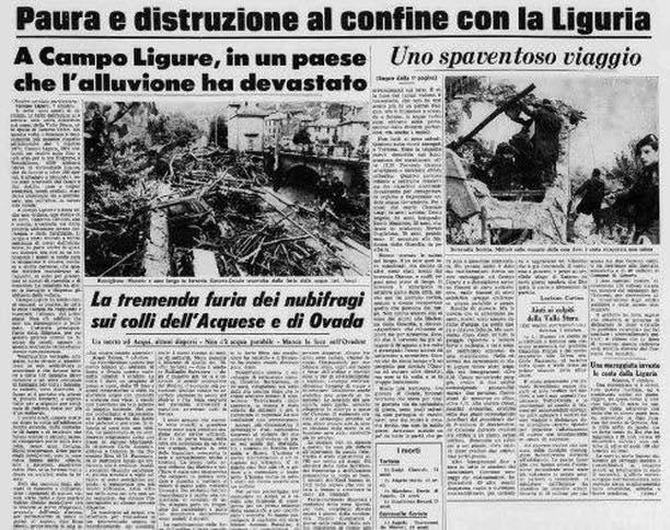 PCProvAL's tweet image. Oggi ricordiamo l'#alluvione del 7 Ottobre 1977. I comuni maggiormente colpiti furono #Tortona (dove si registrarono quattro vittime per la piena del torrente Ossona) ed #Ovada. A #SerravalleScrivia per una frana tre furono le vittime. Esondazione della Bormida a #Alessandria.