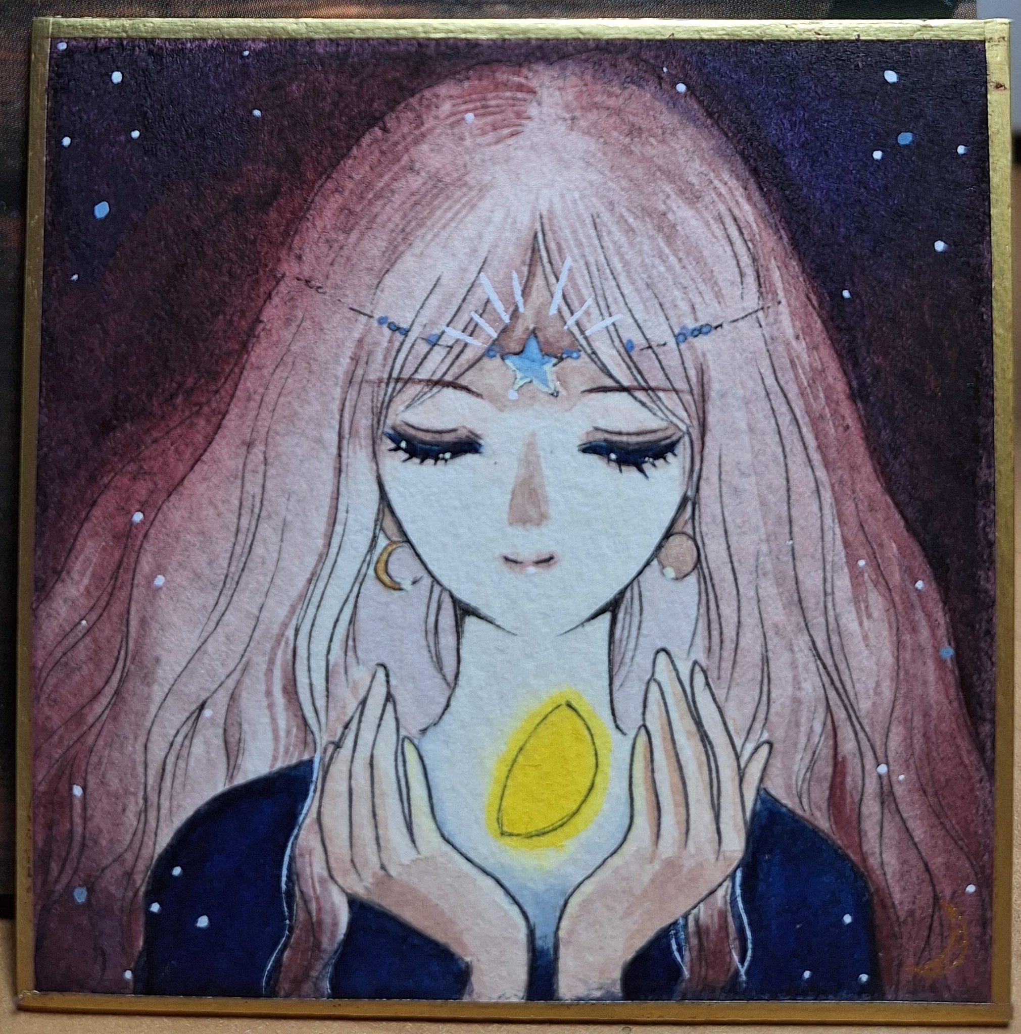 『おひなさま』　水彩色鉛筆画 おひなさま』 水彩色鉛筆画 おひなさま』 水彩色鉛筆画 おひなさま