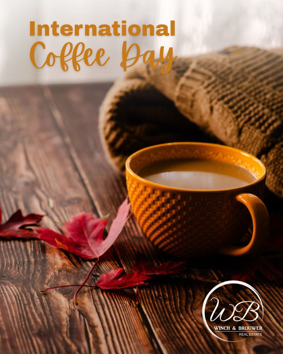 ☕ Happy International Coffee Day! Nothing fuels fall mornings and house tours like a good cup of coffee. Tell us, how do you take yours: black, double-double, or pumpkin spice latte?
#InternationalCoffeeDay #Coffee #CoffeeTime