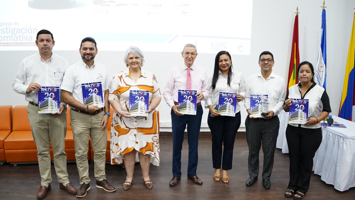 Conmemoramos los 20 años de la Revista Científica Teknos, publicación institucional de la Fundación Universitaria Tecnológico Comfenalco.
Teknos se ha consolidado como un espacio de divulgación científica y académica con alcance nacional e internacional.