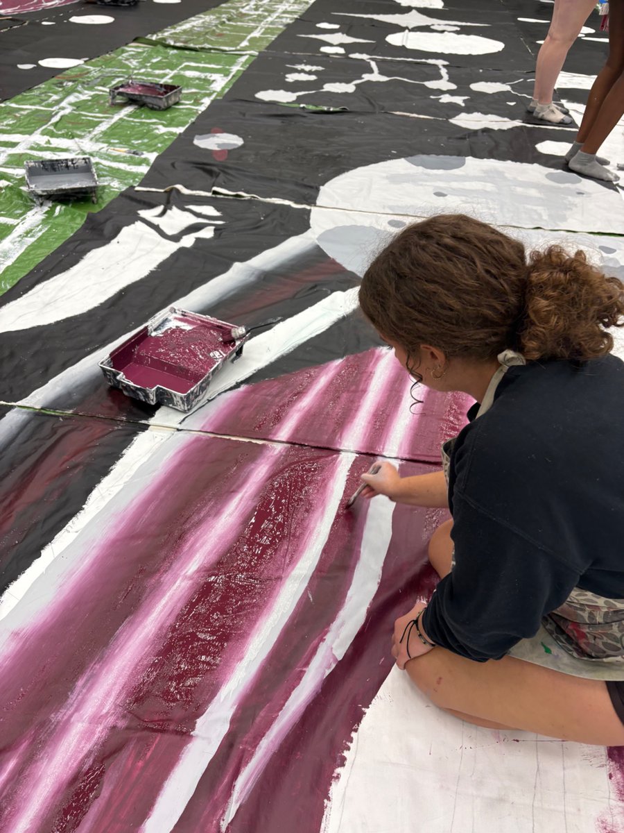 Galaxy mode: ON. 🪐 Students are turning Fair Day into a cosmic masterpiece—one planet at a time.