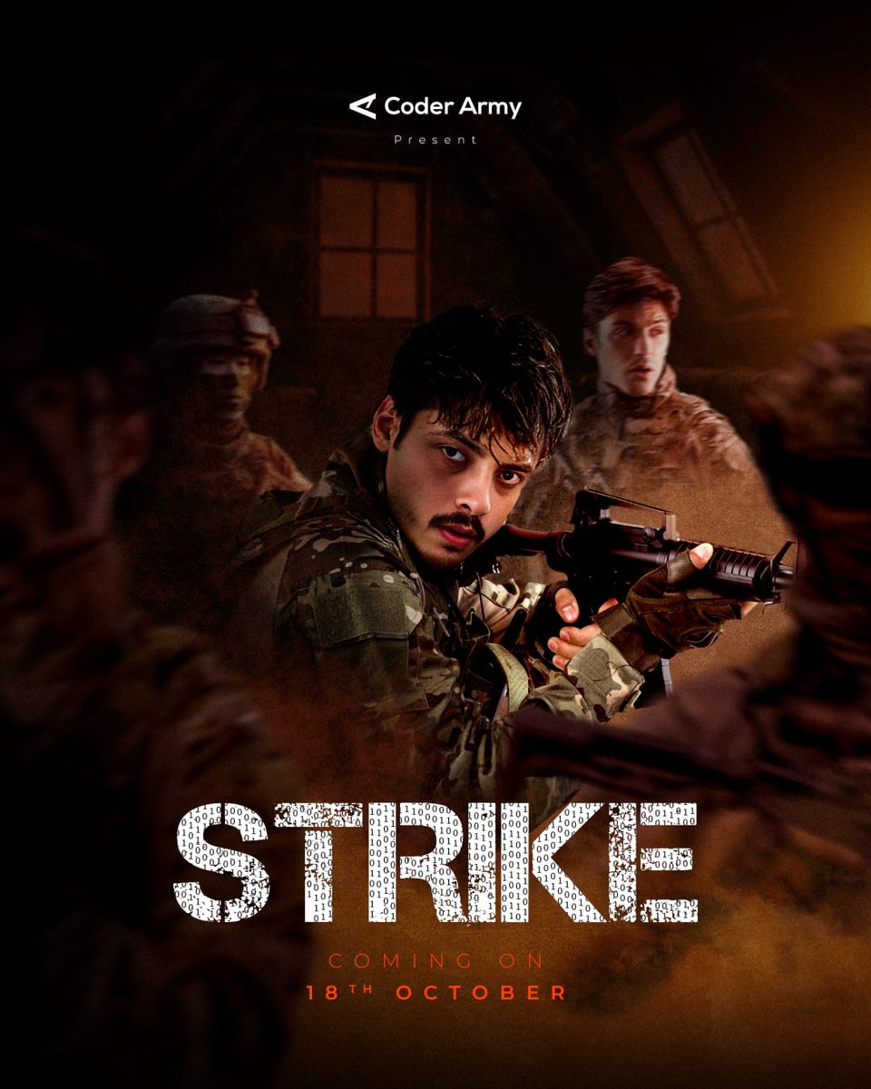YashSainiCodes's tweet image. 🔥 It’s Time to STRIKE! 🔥
The wait is finally over — #STRIKE drops on 18th October 🎯
Presented by @CoderArmy
#STRIKE #CoderArmy