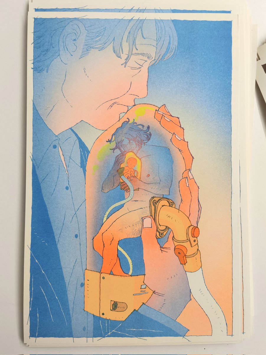 byizzyliu's tweet image. #deathstranding2 riso prints are now available in my shop !!!