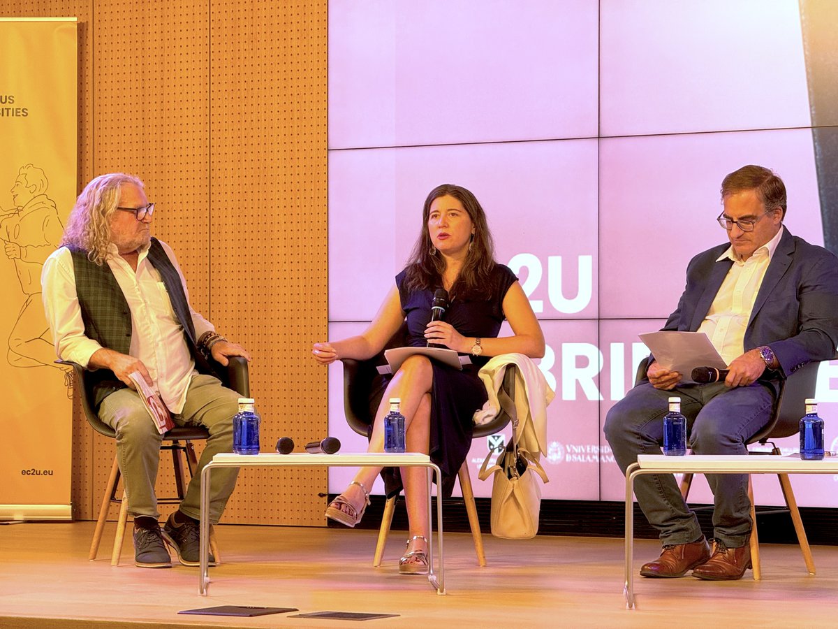 🇪🇸🇪🇺 | Breaking prejudices building bridges 🤝

The <a href="/EC2U_Alliance/">EC2U Alliance of European Universities</a> Hybrid Open Lecture “Overcoming bias and stereotypes in migration”, moderated by <a href="/RalSnchezPrieto/">Raúl Sánchez Prieto</a>, brought together voices from <a href="/aytoSalamanca/">Ayuntamiento Salamanca</a>, <a href="/usal/">Universidad de Salamanca</a> and <a href="/Caritasalamanca/">Cáritas Salamanca</a>

▶️ youtube.com/watch?v=oJzHwV…