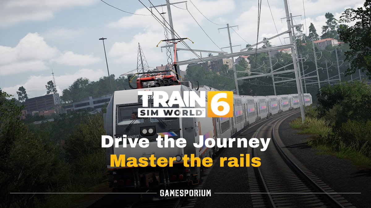 gamesporium's tweet image. 🚆 Train Sim World® 6 is here!
New routes. New locomotives. The ultimate rail sim experience 👇
👉 gamesporium.com/products/train… 

#TrainSimWorld6 #Simulation #TrainSim #PCGaming #GameLaunch
