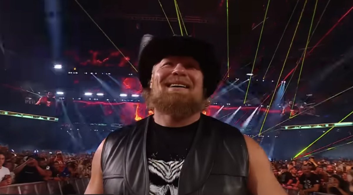 DejectedGeezer's tweet image. His 2-year absence made it abundantly clear how essential Brock Lesnar is to WWE.

He was sorely missed.

At #SummerSlam, the audience&apos;s reaction showed how much fans missed him, and the smile across his face showed the feeling to be mutual. We&apos;re happy he&apos;s back, and so is he.