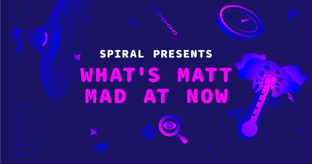 spiralbtc's tweet image. “Self-Custody Found Dead in Miami Condo” is the latest entry in our What’s Matt Mad at Now vertical. If you want to see Matt get mad in-person, he’s speaking at lightning++ in Berlin tomorrow at 12:30.

spiralbtc.substack.com/p/self-custody…