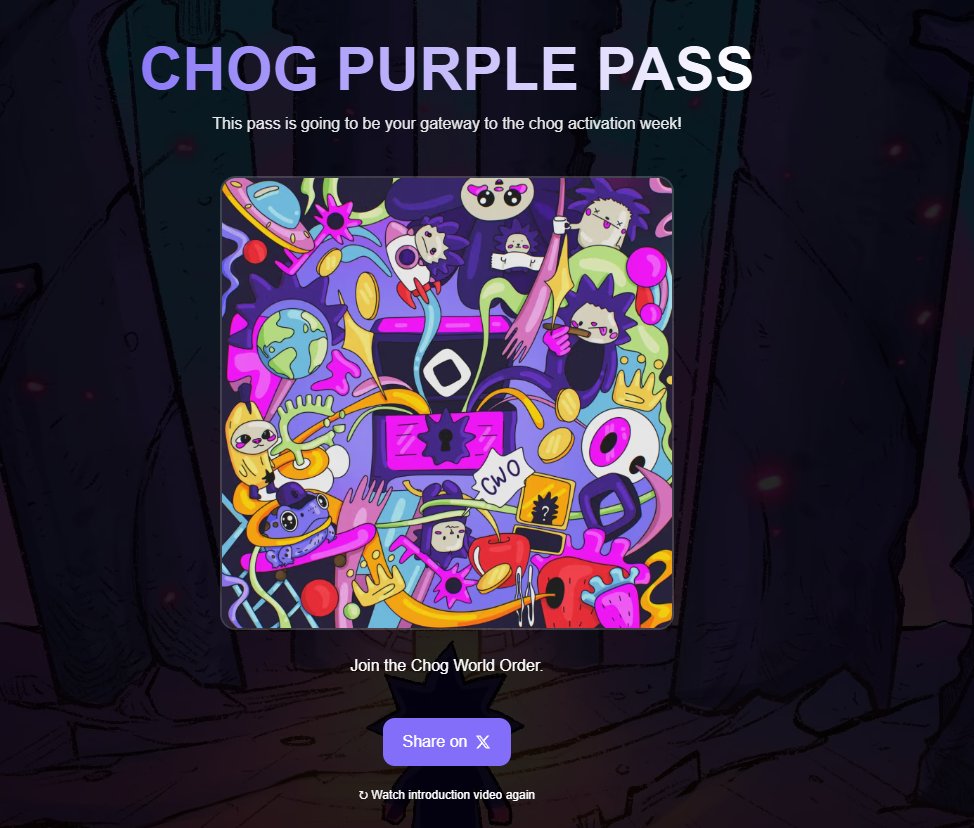 I just minted my CHOG Soulbound Token!

Mint yours at: mint.chog.xyz

CHOGTOBER is real <a href="/chogNFT/">Chog</a> <a href="/chog/">Chog (mainnet arc)</a>