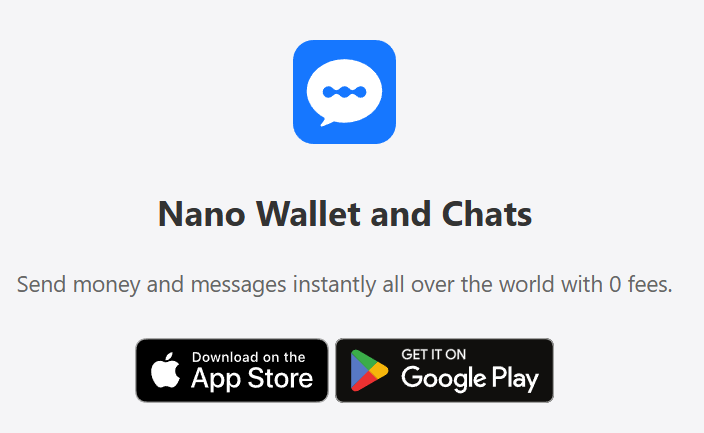 NanChat - Nano Wallet & Chat tweet media