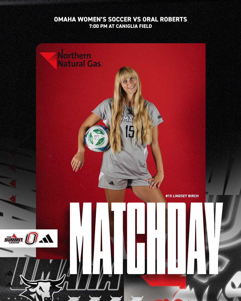 Omaha Women's Soccer (@omahawsoc) on Twitter photo Nothing better than Thursday night soccer at home 🏟️
🆚 Oral Roberts
⏰ 7 p.m. CT
📍Caniglia Field (Omaha, Neb.)
⭐Northern Natural Gas
🎟️ bit.ly/3Kszpvr
📺 <a href="/TheSummitLeague/">The Summit League</a> (bit.ly/42k7fcf)
📊 bit.ly/3KoIrcP
#GoMavs Nothing better than Thursday night soccer at home 🏟️
🆚 Oral Roberts
⏰ 7 p.m. CT
📍Caniglia Field (Omaha, Neb.)
⭐Northern Natural Gas
🎟️ bit.ly/3Kszpvr
📺 <a href="/TheSummitLeague/">The Summit League</a> (bit.ly/42k7fcf)
📊 bit.ly/3KoIrcP
#GoMavs