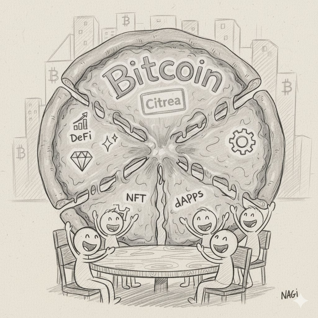 thesarimzaidi's tweet image. 🚀 The future isn’t about being maximalist

Citrea is for anyone who wants Bitcoin to do more, be more, and reach more.

Think “orange‑pilled” + extra toppings.

#Citrea #BitcoinFuture 🌟✨