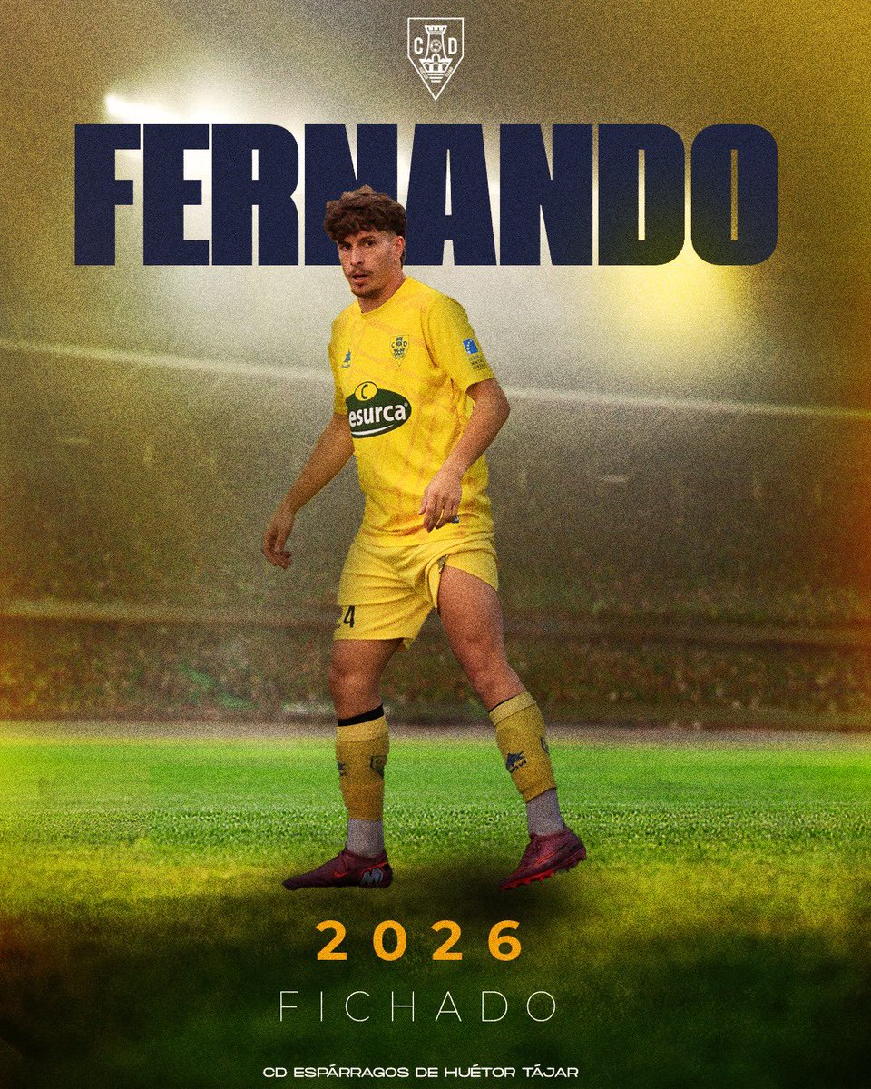 CDHuetorTajar's tweet image. 💛 NUEVA INCORPORACIÓN 💙

Fernando vuelve a casa 🙌. Jugador del pueblo que ya ha defendido estos colores.
Destaca por ser casi imbatible en el juego aéreo y por su capacidad de recorrer todo el campo, siempre presente en cada jugada.

A romperla, Fernando! 💪⚽

#CDHT #CESURCA