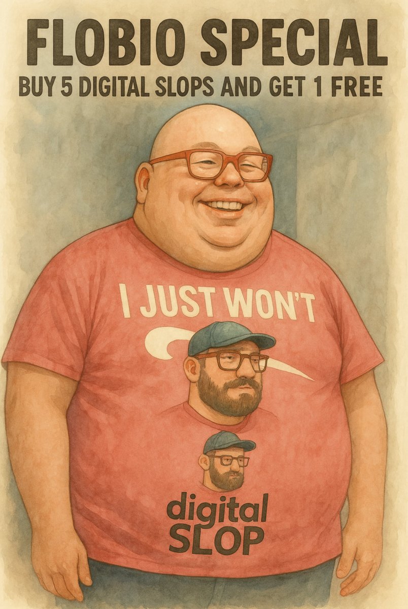 🚨 GIVEAWAY 🚨
The Flobio Special is live for 48 hours!

👉 Buy 5 Digital Slops &amp; get 1 FREE*
📩 Send TX to X for proof 

Let’s make Digital Slops great again. ✨
<a href="/digital_slops/">digital slops</a> 

*will be sent by Flobio