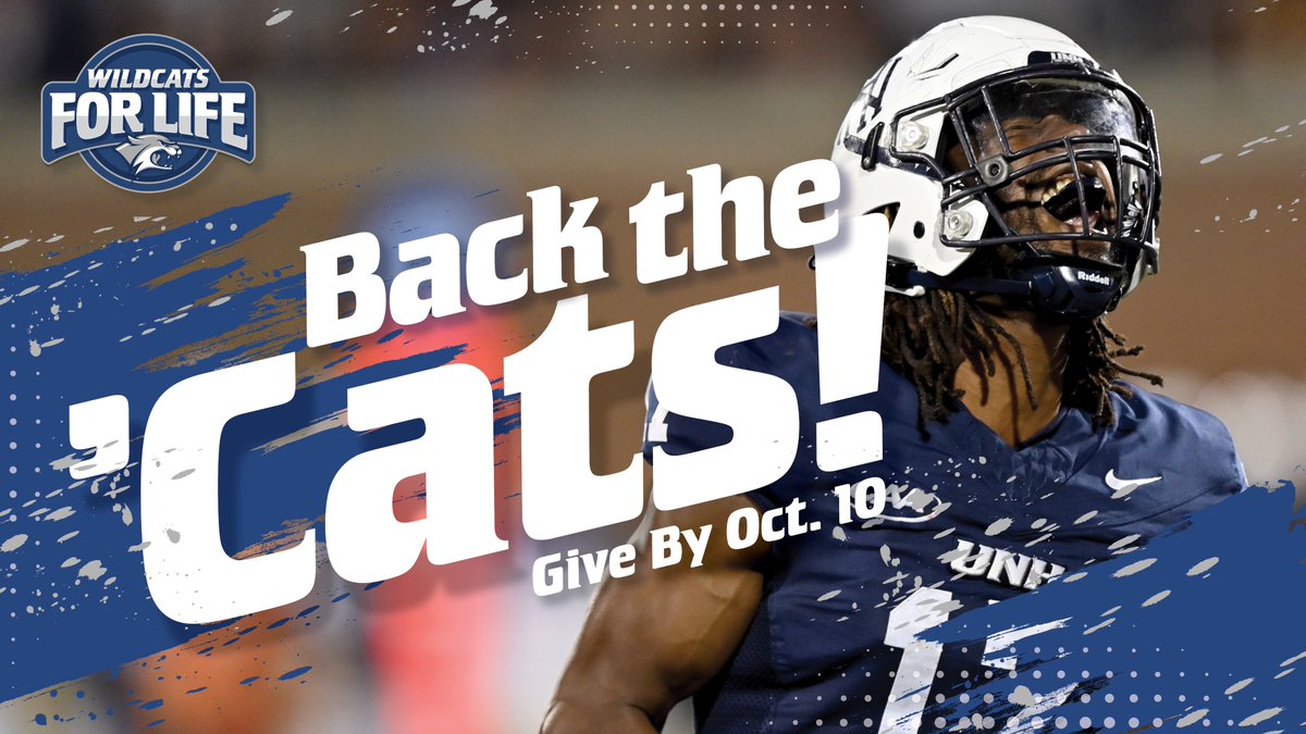 UNH_Football's tweet image. Wildcats For Life is underway! Your donations make a difference to our student-athletes!

Donate 📷 unh.short.gy/WFL2025

#WildcatsForLife #BeTheRoar