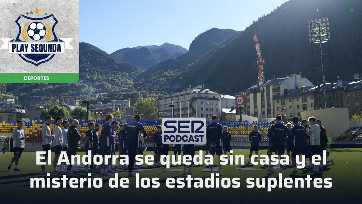 ⚽️👀 03x11 | ¡NUEVO EPISODIO YA DISPONIBLE DE #PLAYSEGUNDA! 🙌

⚠️‼️ ¿Peligra el #AndorraLeganés por la problemática del estadio?

🤔🙄 Los estadios suplentes, los tres primeros puntos del Cuco, #TertuliaDeSegundones... 

Con <a href="/OscarEgido/">🎙️ Óscar Egido</a> y <a href="/joseaduro/">José A. Duro</a> 📲linktr.ee/PlaySegunda
