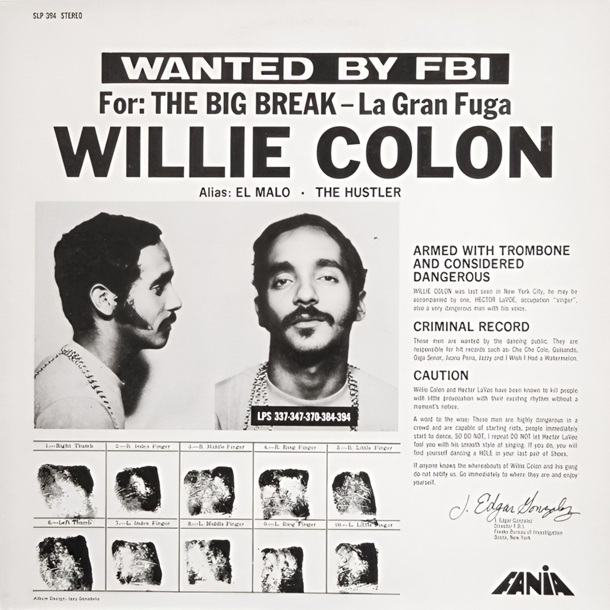 55 años de ‘𝗧𝗵𝗲 𝗕𝗶𝗴 𝗕𝗿𝗲𝗮𝗸/𝗟𝗮 𝗚𝗿𝗮𝗻 𝗙𝘂𝗴𝗮’, una obra maestra de la salsa y una producción magistral de Willie Colón y su Orquesta, con Héctor Lavoe en la voz principal. Publicado por el sello Fania Records el viernes 2 de octubre de 1970, este disco refleja el