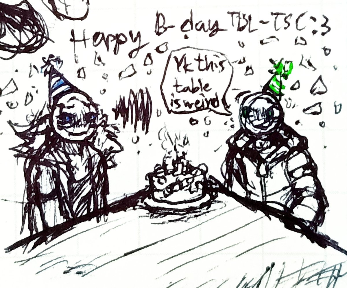 starrydoesart's tweet photo. I drew art for TDL and TSC's birthday :D (non digital)
#animationvsanimator #alanbecker #alanb https://t.co/uD09zAOG0p