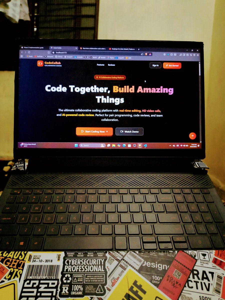 arsh_since_2k4's tweet photo. Another day, another build
Learning + shipping at KODR Bootcamp ๐จโ๐ป
#CodeCollab https://t.co/v49CZddySP
