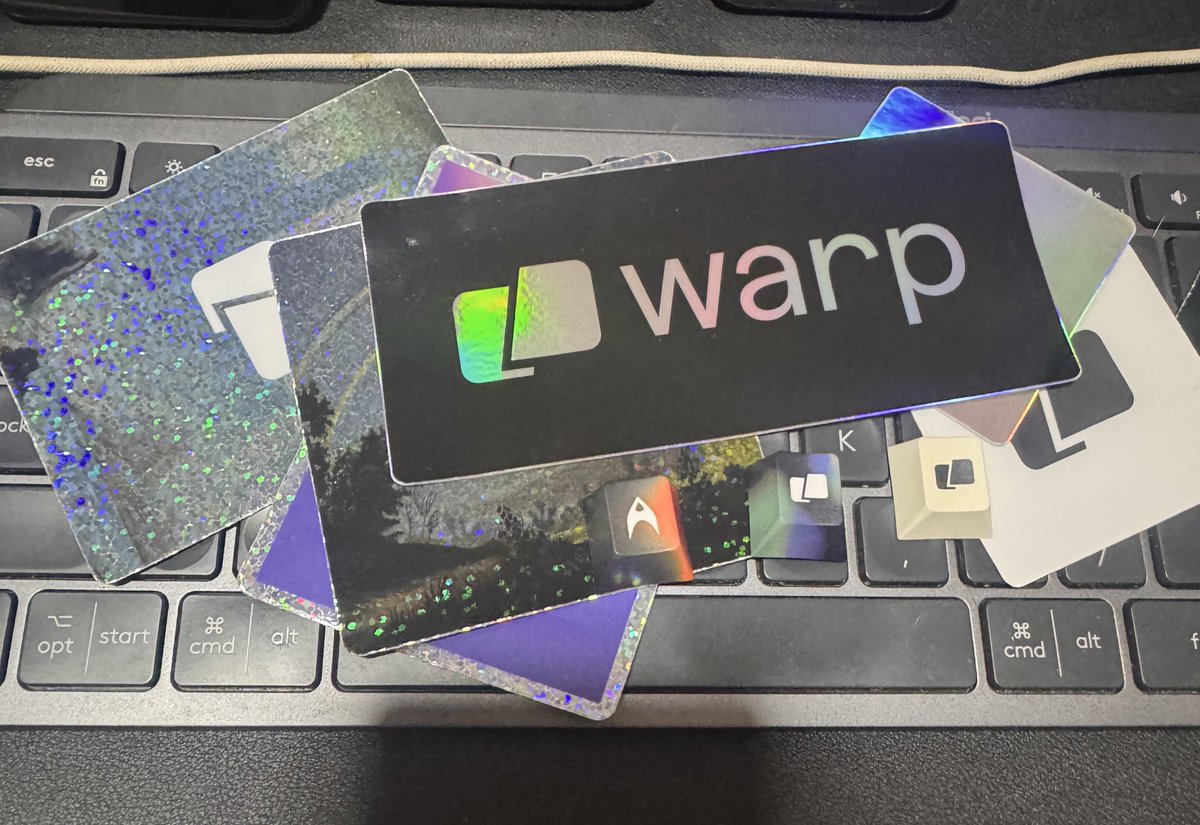 KevinhoMorales's tweet image. Thanks @warpdotdev 🚀🧡

#Stickers #Keycaps